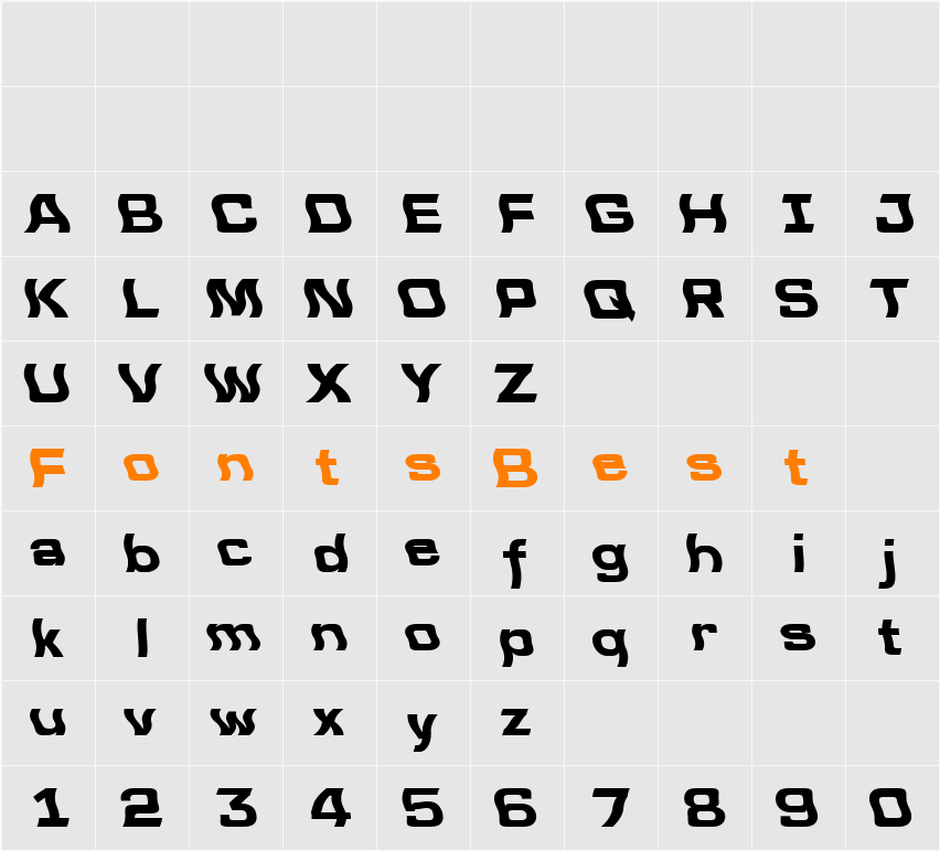 a_LineaSansWv Character Map