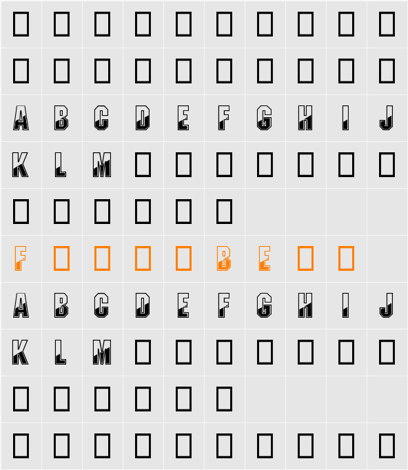 Gunmetal (Trial) Character Map