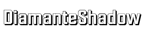 DiamanteShadow Font Image