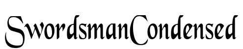 SwordsmanCondensed Font Image