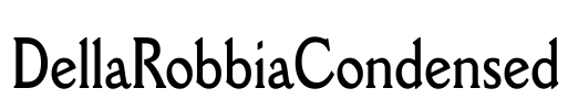 DellaRobbiaCondensed Font Image