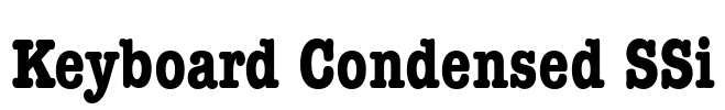 Keyboard Condensed SSi