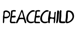 PEACECHILD Font Image