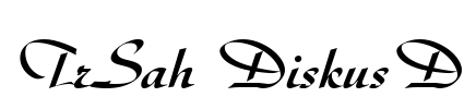 TrSah DiskusD Font Image