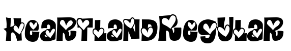 HeartlandRegular Font Image