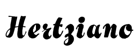 Hertziano Font Image
