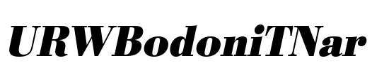 URWBodoniTNar