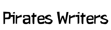 Pirates Writers Font Image