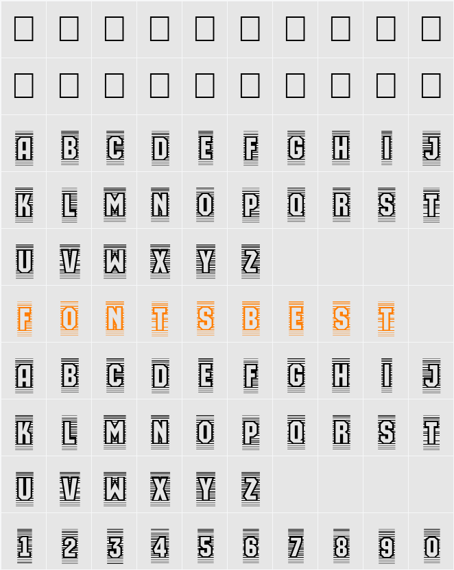 a_MachinaOrtoCmLn Character Map