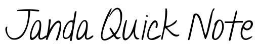 Janda Quick Note
