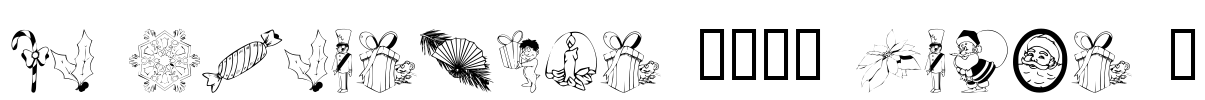 KR Christmas 2002 Dings 4 Font Image