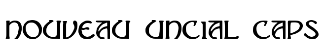 Nouveau Uncial Caps