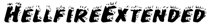 HellfireExtended Font Image