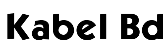 Kabel Bd Font Image