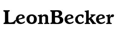 LeonBecker Font Image