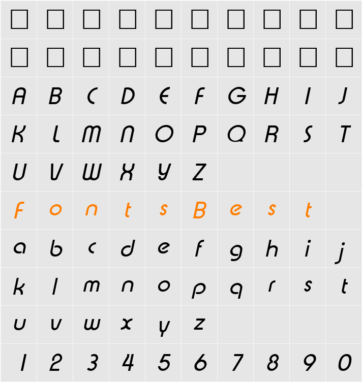 Xpressive Character Map