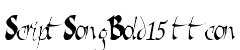 ScriptSongBold15 ttcon