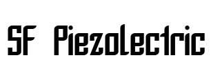 SF Piezolectric Font Image