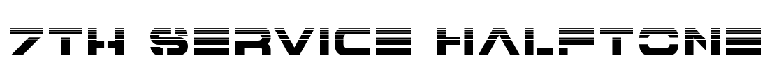 7th Service Halftone