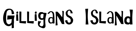 Gilligans Island Font Image