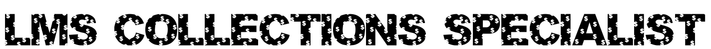 LMS Collections Specialist Font Image