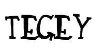 TEGEY Font Image