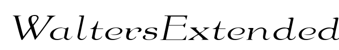 WaltersExtended