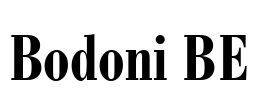 Bodoni BE Font Image