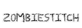 ZombieStitch Font Image