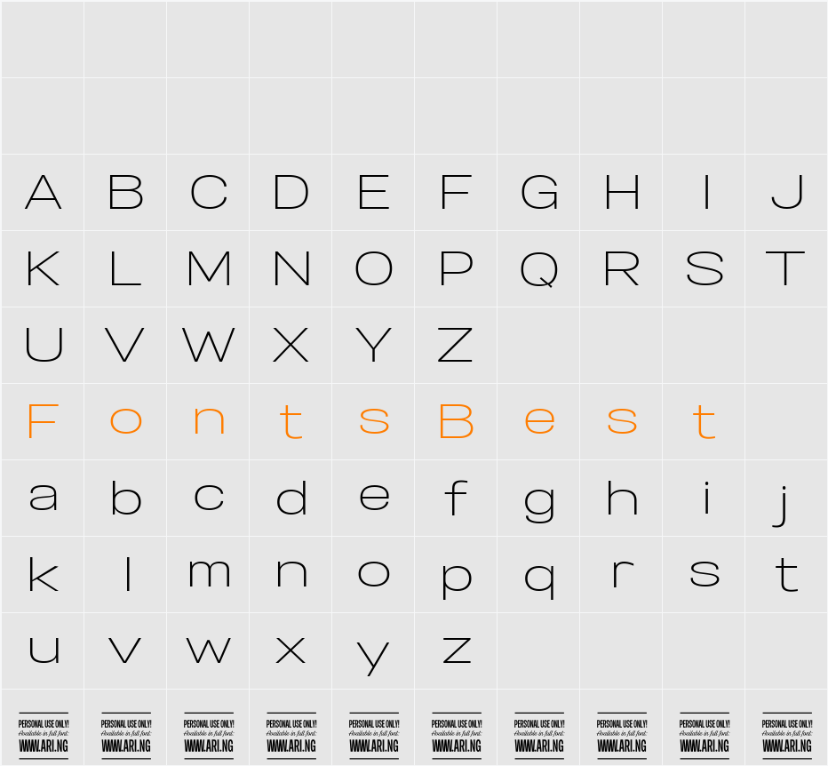 Specify PERSONAL Expanded Character Map