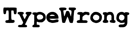 TypeWrong Font Image