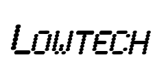 Lowtech Font Image