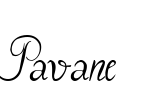 Pavane Font Image