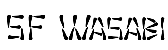 SF Wasabi Font Image