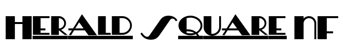 Herald Square NF Font Image