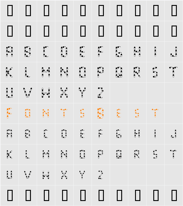 pills are good Character Map