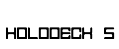 Holodeck 5 Font Image