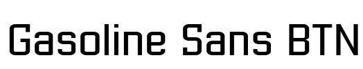 Gasoline Sans BTN Font Image