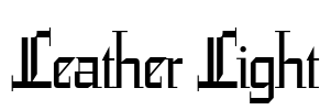 Leather Light Font Image