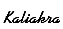 Kaliakra Font Image