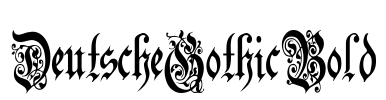 DeutscheGothicBold