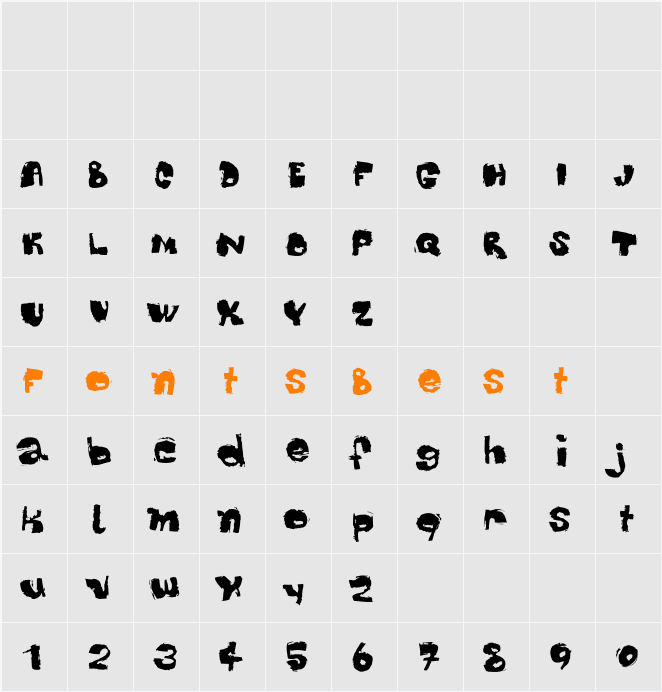 Dippex Character Map