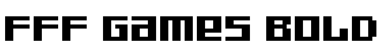 FFF Games Bold Font Image