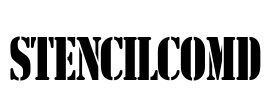 StencilComD Font Image