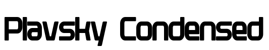 Plavsky Condensed