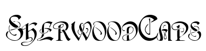 SherwoodCaps Font Image