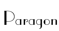 Paragon Font Image