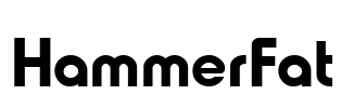 HammerFat Font Image