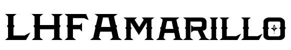 LHFAmarillo Font Image