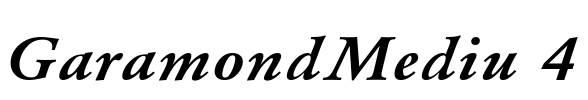 GaramondMediu 4